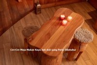 Meja Makan Kayu Jati