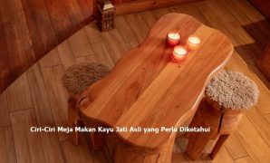 Meja Makan Kayu Jati