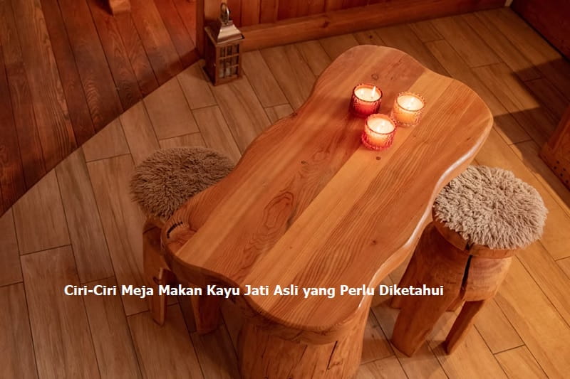 Meja Makan Kayu Jati
