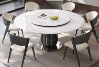 Meja Makan Bundar untuk Sentuhan Interior Elegan