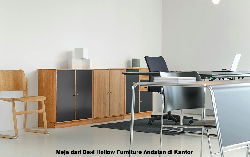 Meja dari Besi Hollow Furniture Andalan di Kantor