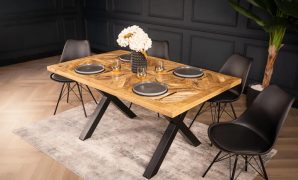 Model Meja Makan Konsep Industrial untuk Tampilan Modern dan Fungsional