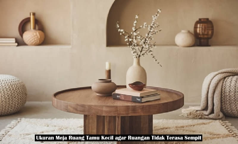 Ukuran Meja Ruang Tamu Kecil agar Ruangan Tidak Terasa Sempit