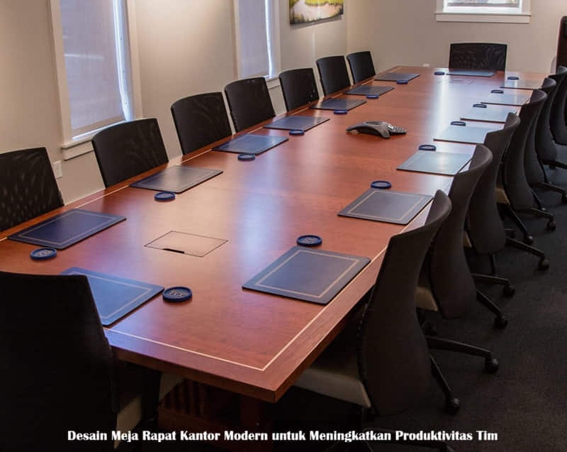 Desain Meja Rapat Kantor Modern untuk Meningkatkan Produktivitas Tim