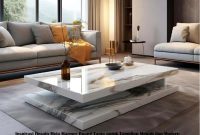 Inspirasi Desain Meja Marmer Ruang Tamu untuk Tampilan Mewah dan Modern