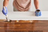 Jenis Finishing Meja Kayu Kantor untuk Daya Tahan dan Tampilan Premium